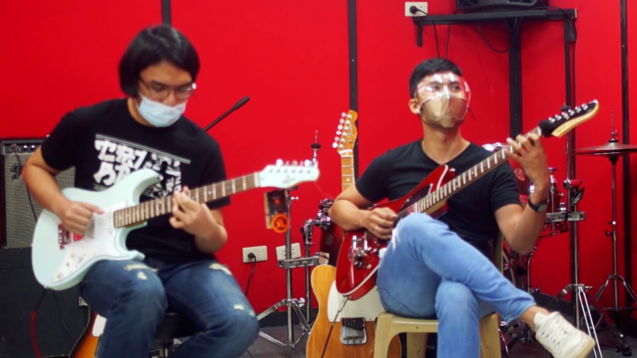 impromptu de-stressing jam with THE Luis Galang