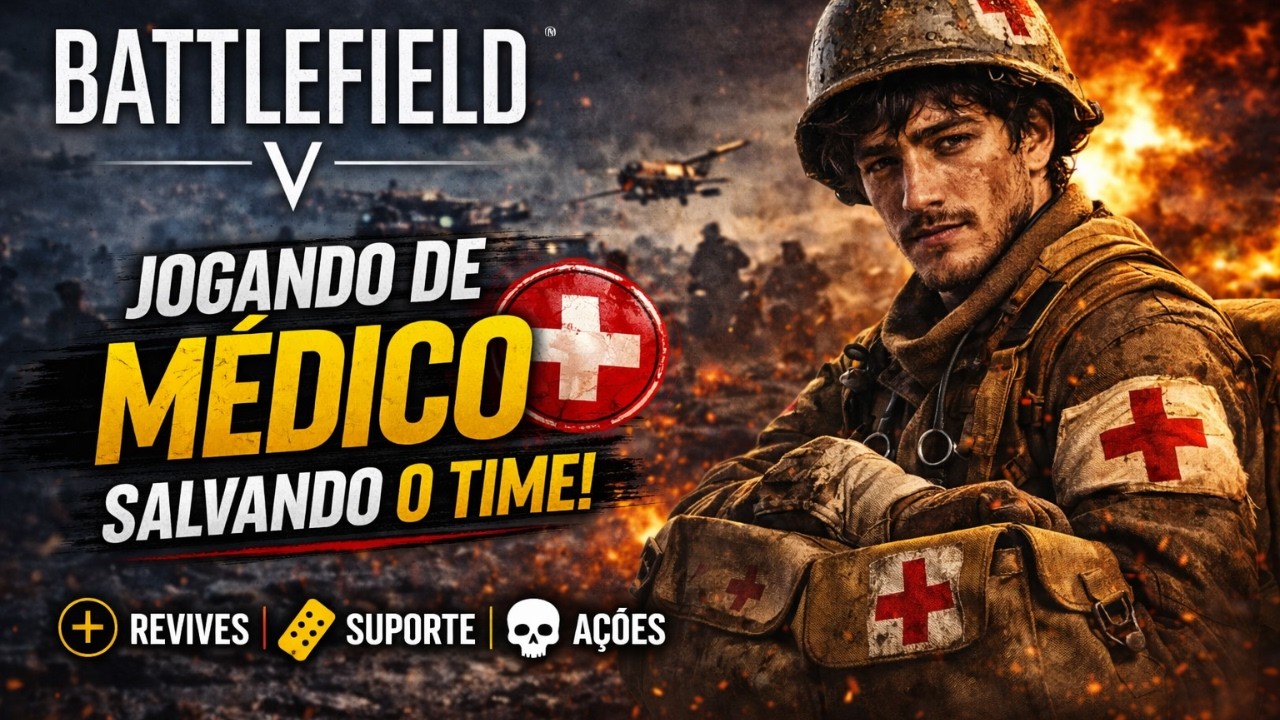 Salvando todos no Battlefield V! (Gameplay de Médico)