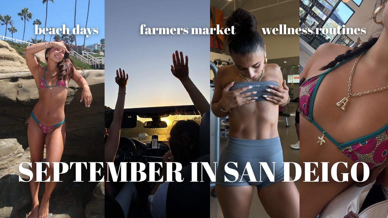 AN IDEAL DAY IN SAN DIEGO as a student at SDSU: beach day, shopping, pull workout & no class!!