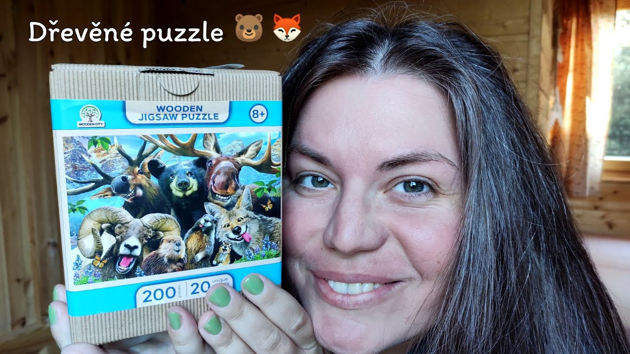 Puzzle se zvířátky 🦌🐻 + trocha nesrozumitelného šepotu | ASMR CZ