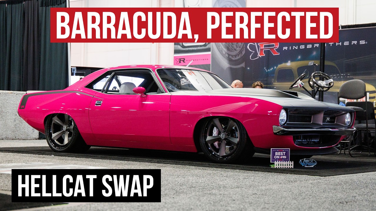 Barracuda Gets An 807hp Hellcat Redeye HEMI and Modernized by Ringbrothers