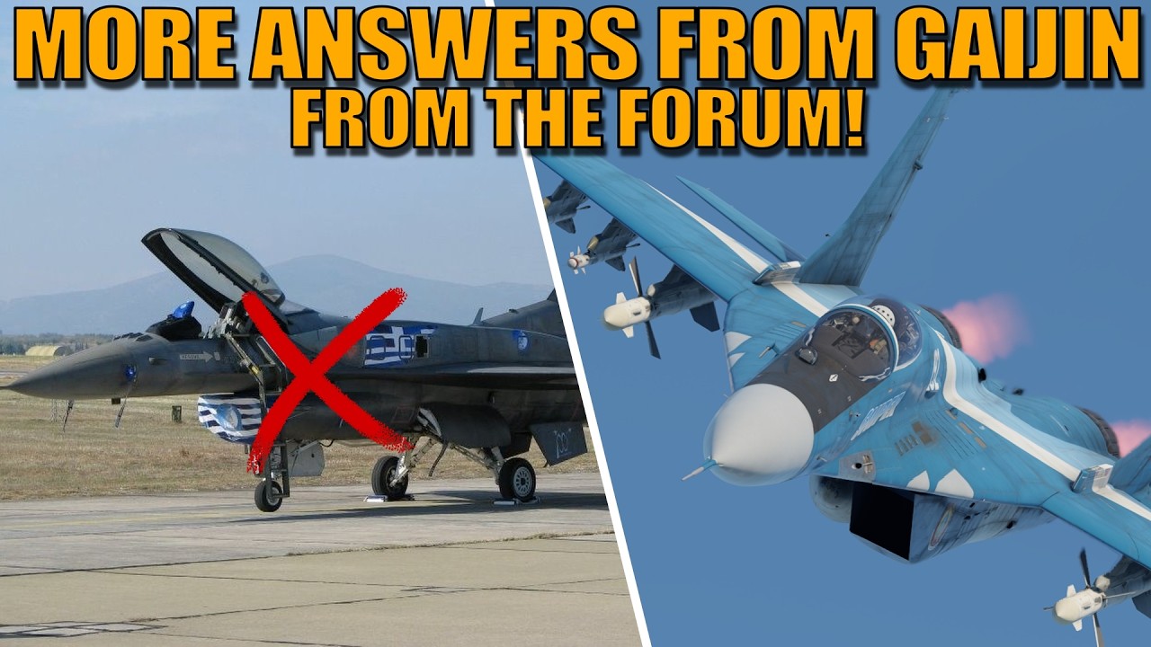 MORE ANSWERS from the DEVS on the FORUM! DENIALS? FIXES? EXPLANATIONS! - War Thunder