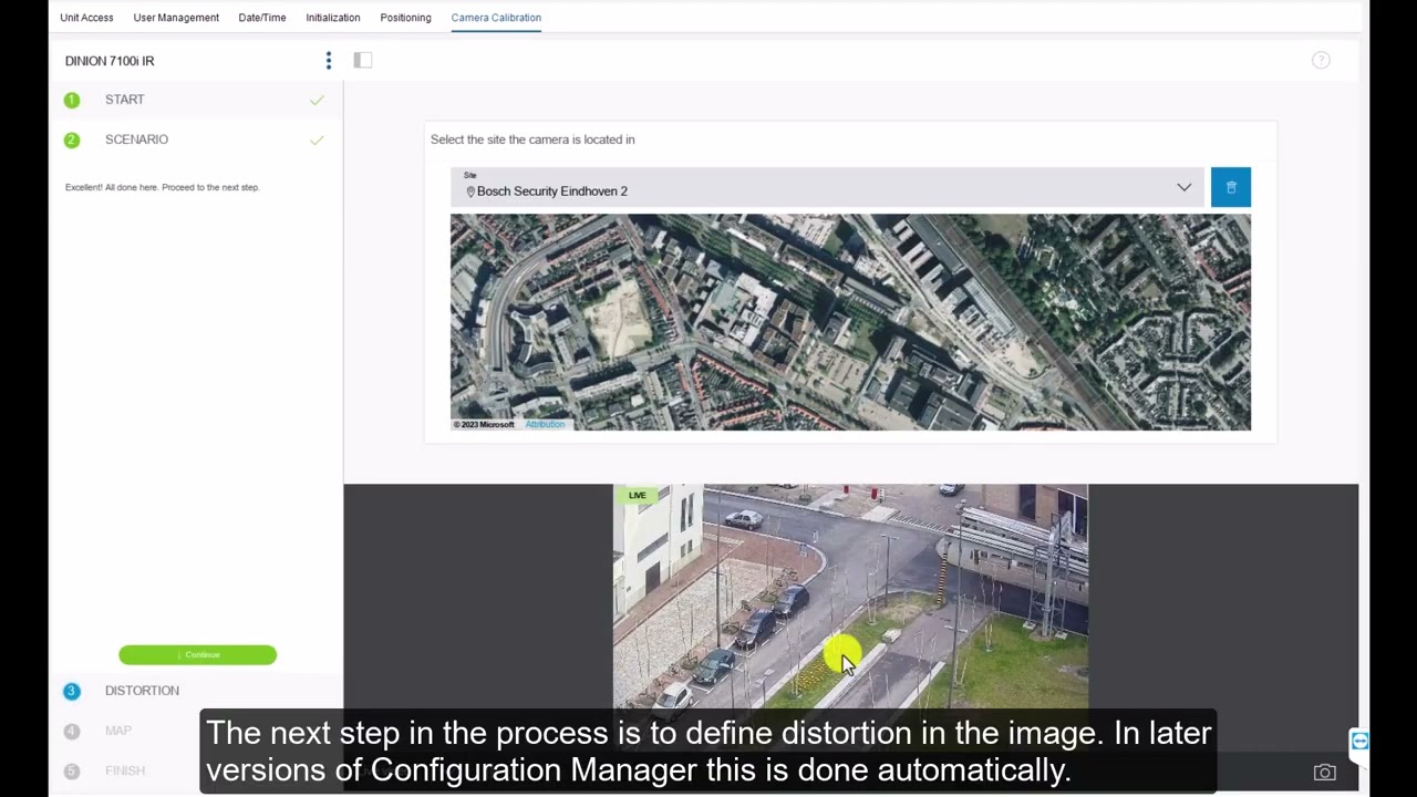 Bosch Security - Calibration - Map-based calibration (Alternative)