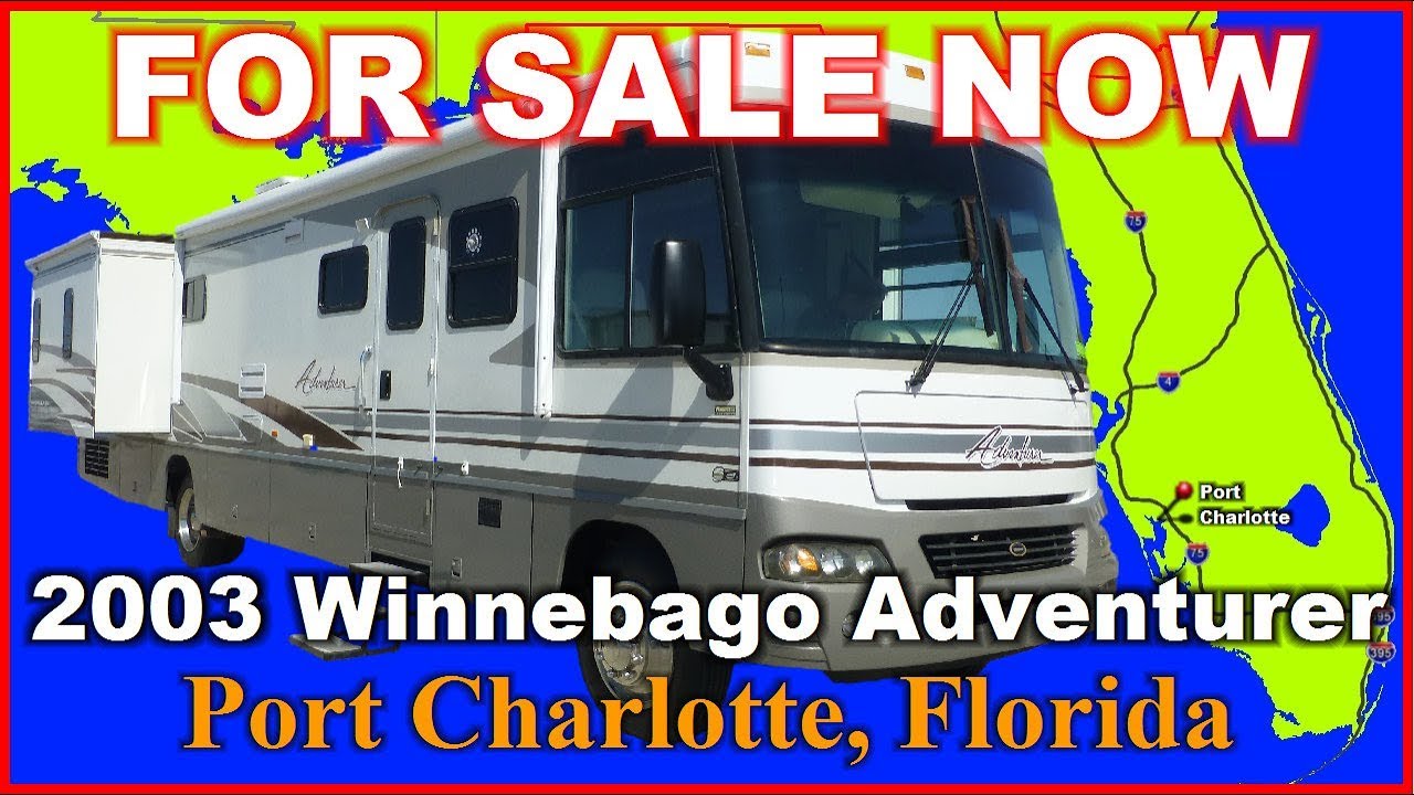 2003 Winnebago Adventurer 38G Used Class A Gas Motorhome, Florida, Punta Gorda, Fort Myers