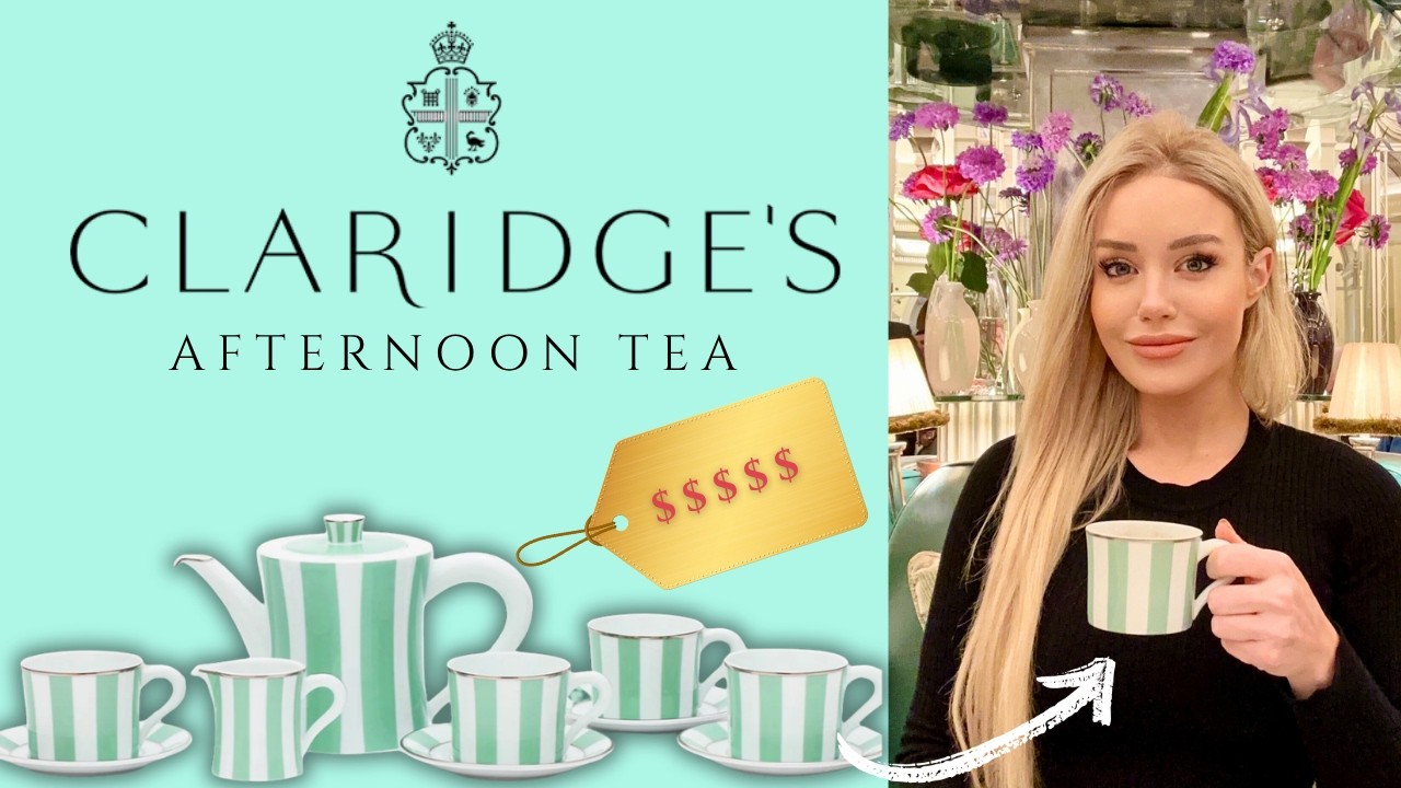 Послеобеденный чай в ресторане Claridge's | Полный обзор отеля скоро будет доступен!