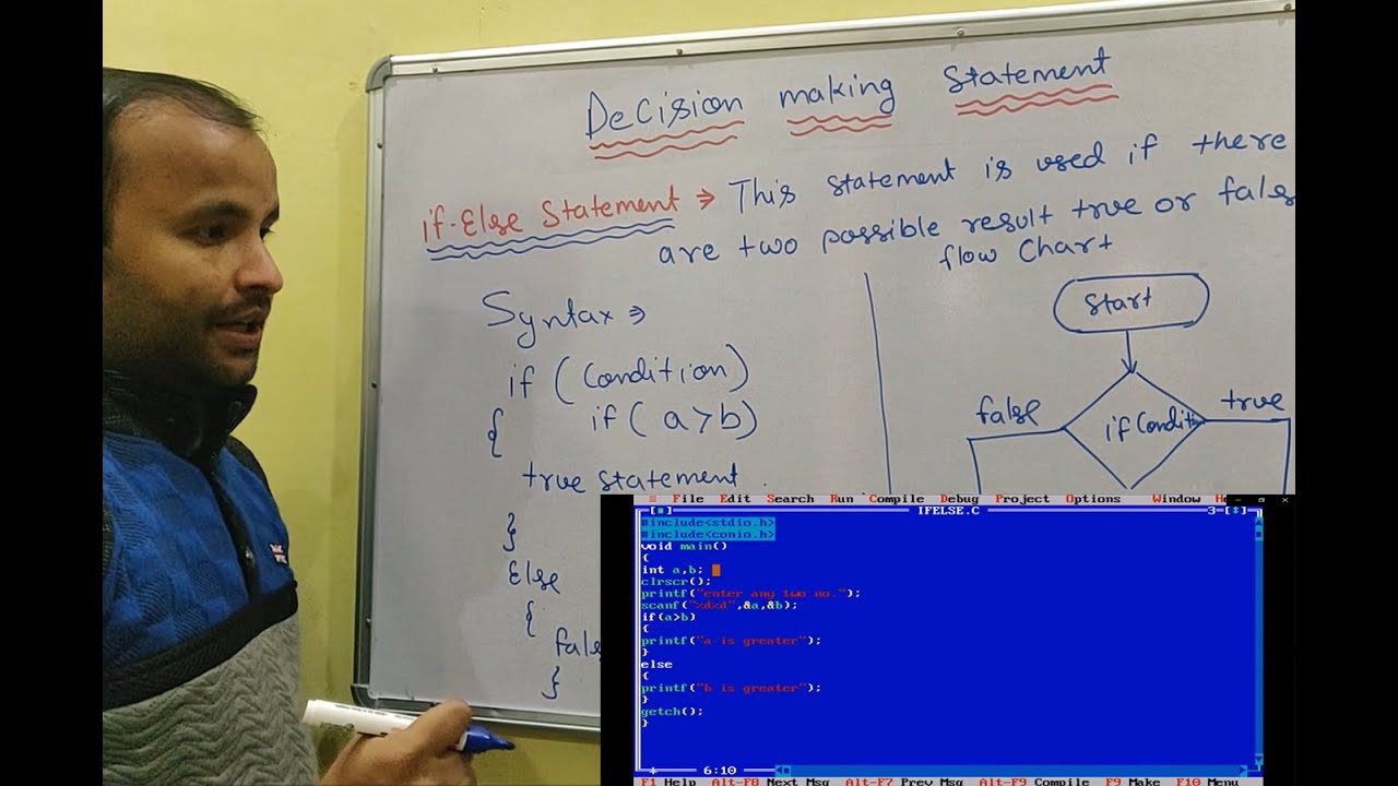 If-else Statement Program | C Programming language| Syntax | Flow chart | in Hindi