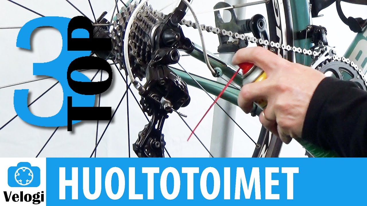 Polkupyörän päivittäishuolto -  Top 3 huoltotoimenpiteet