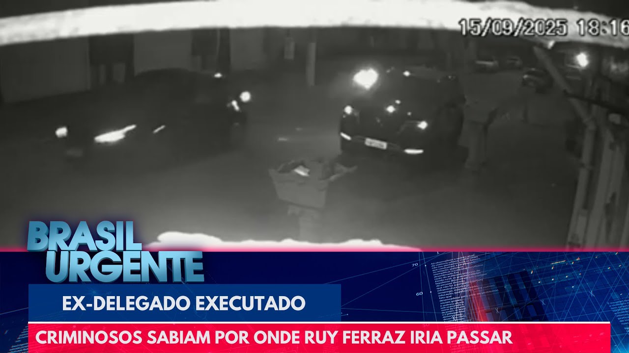 Ex-delegado-geral executado: criminosos sabiam por onde Ruy Ferraz iria passar | Brasil Urgente