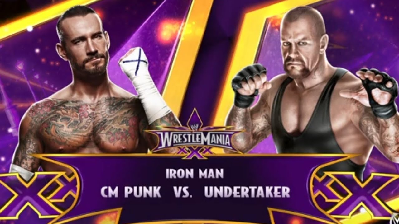 CM Punk vs Undertaker | Iron Man Match | Wrestlemania | WWE 2k15 PS4