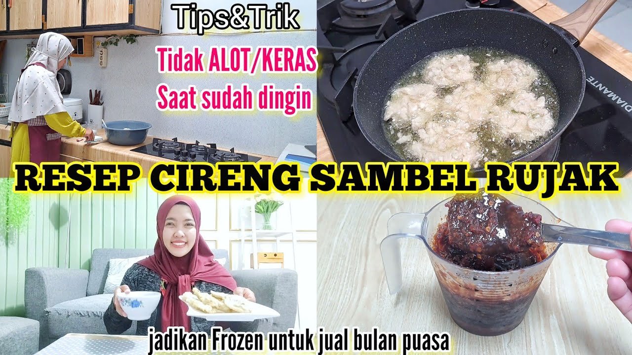 RESEP CIRENG SAMBEL RUJAK TIDAK KERAS SAAT SUDAH DINGIN #idejualan#jualanonline#cirengrujak#cireng