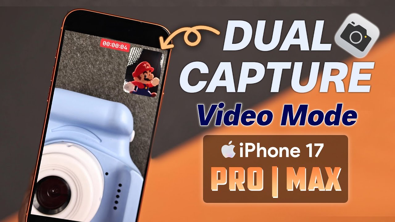 iPhone 17 Pro Max: How to Use Dual Capture Video [Front & Rear Camera Together!]