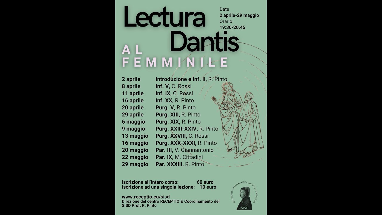 Carla Rossi – Lectura Dantis, Purgatorio XIX