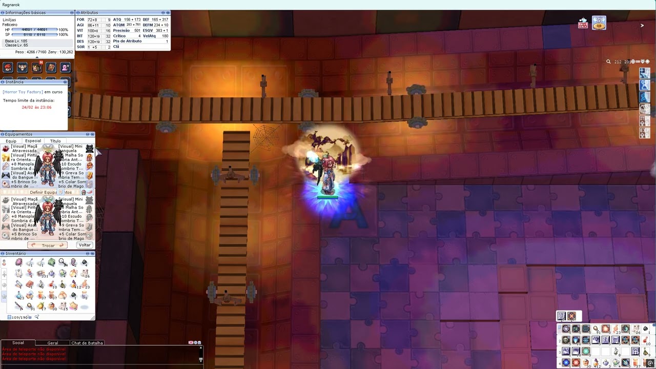 Celine Kimi de Feiticeiro. Ragnarok online LATAM (Freya).