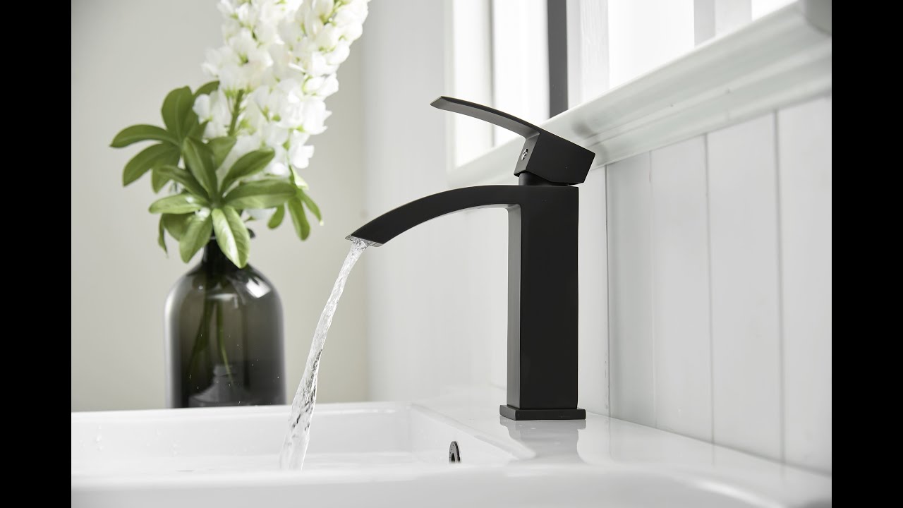 How to Install a Bathroom Faucet (Single Hole) | MAX Faucets Waterfall Faucet Guide