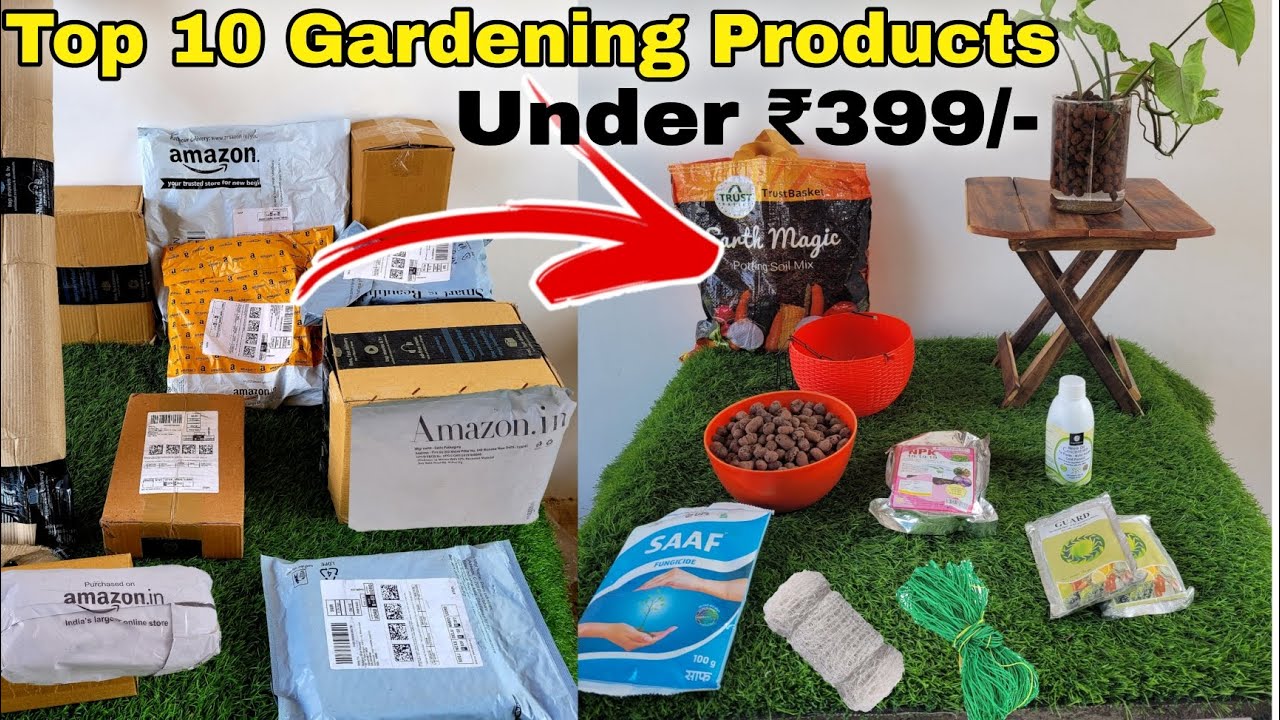 Top 10 Gardening Products Under 399/- Rs. (from Amazon) online gardening gifts