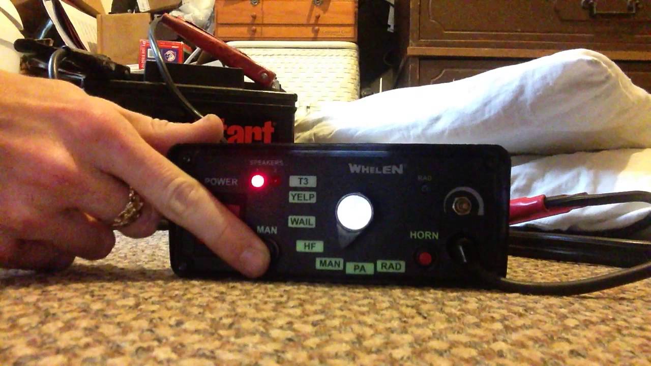 Whelen 295HFSA1 Siren Demo