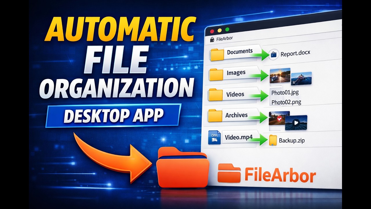 Automatic File Organization Desktop App | FileArbor &ndash; Smart File Management Tool