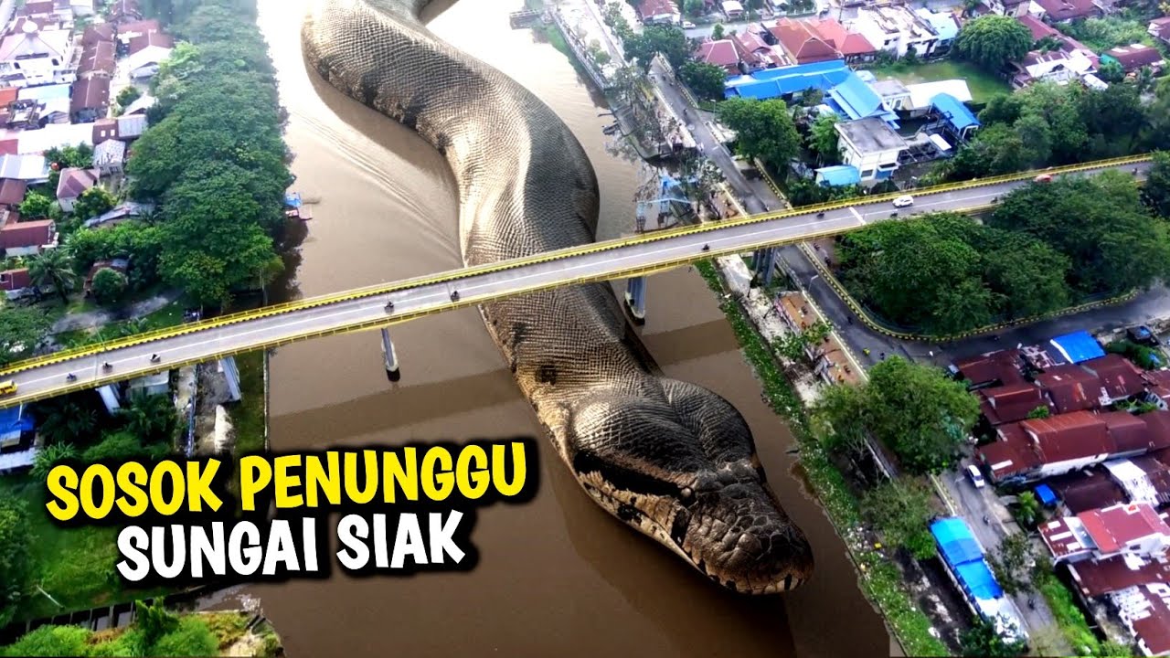 Sungai Siak, Sungai Terdalam yang di Jaga Ular Raksasa Ular Bidai..
