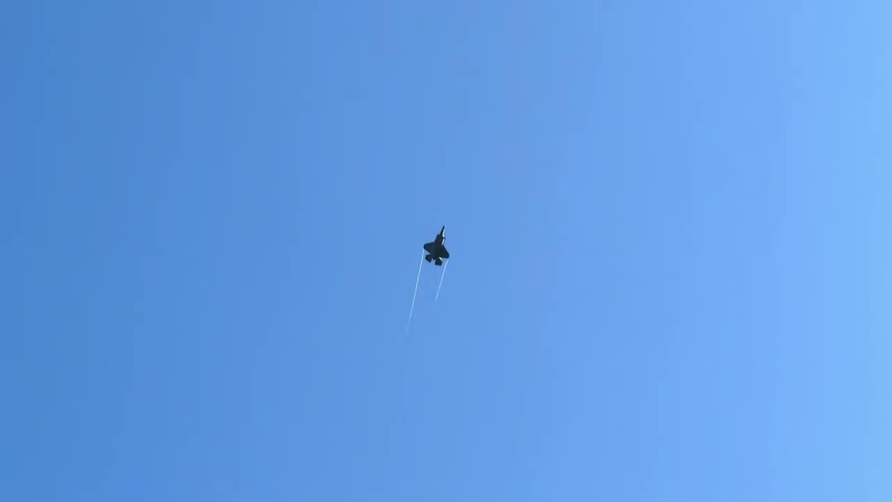 TFR F-35 fighter jet intercept!
