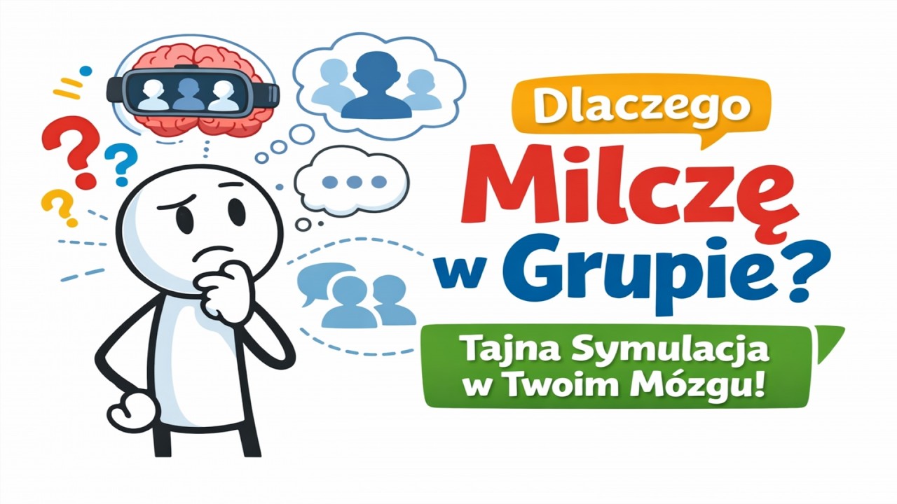 Dlaczego milczysz w grupie? Twój mózg prowadzi symulację, której inni nie widzą