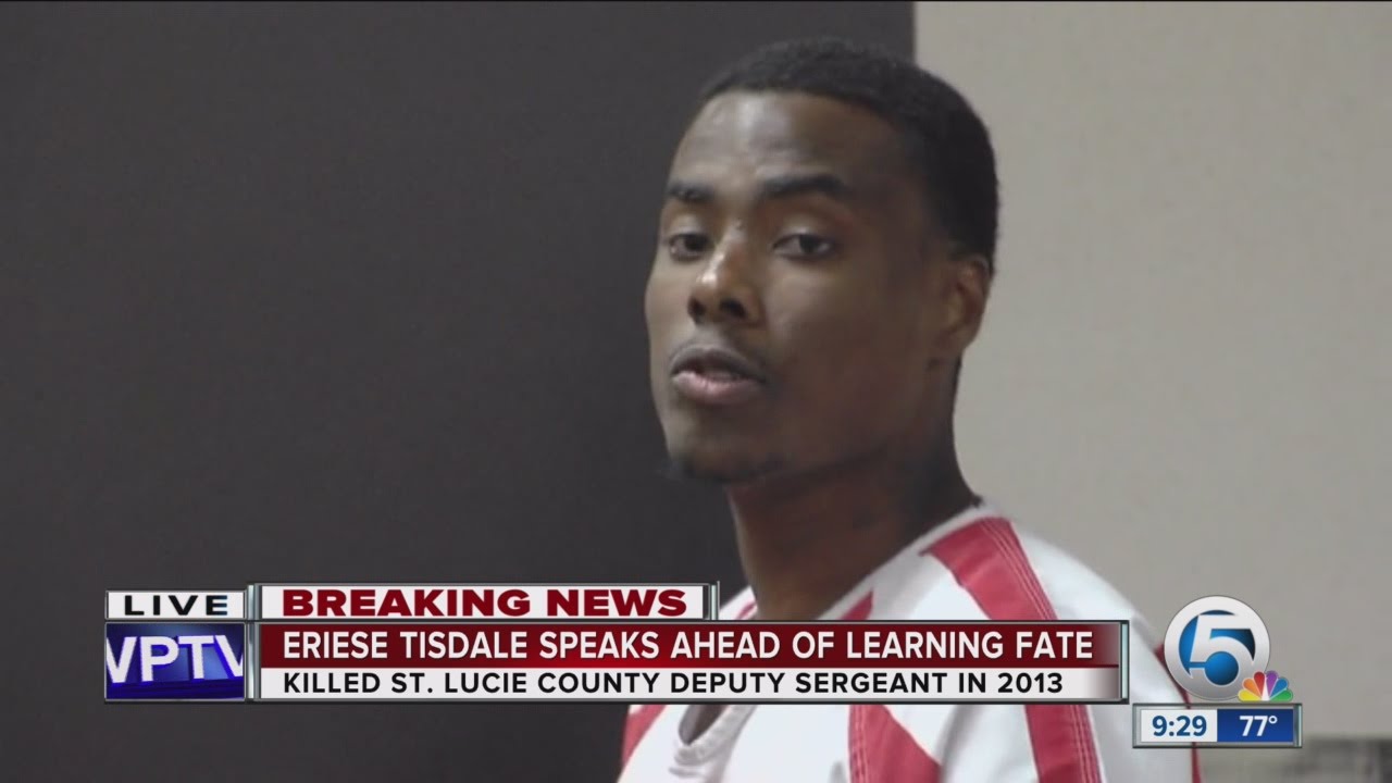 Eriese Tisdale speaks at sentencing hearing