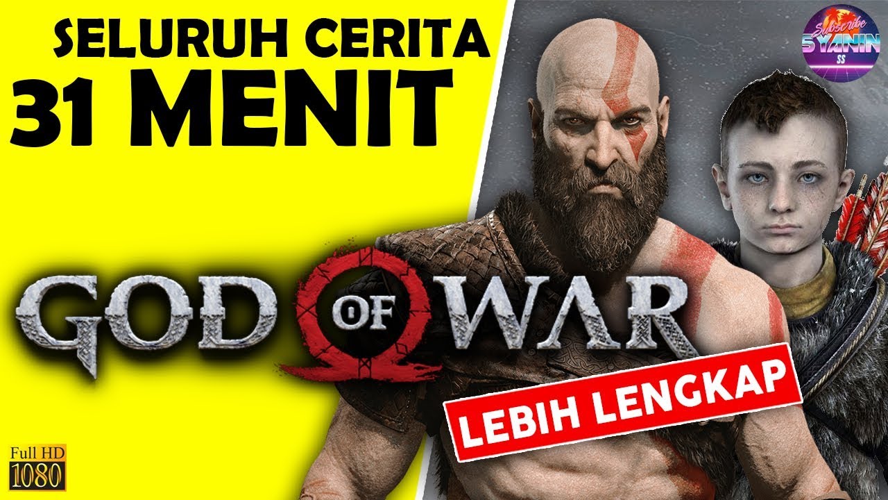 Seluruh Alur Cerita God of War MITOLOGI NORDIK Hanya 31 MENIT - God of War 4 Indonesia !! LENGKAP !