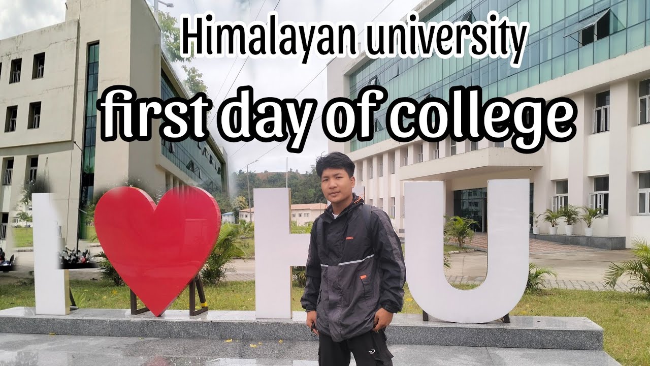 First day of college *#himalayanuniversity *