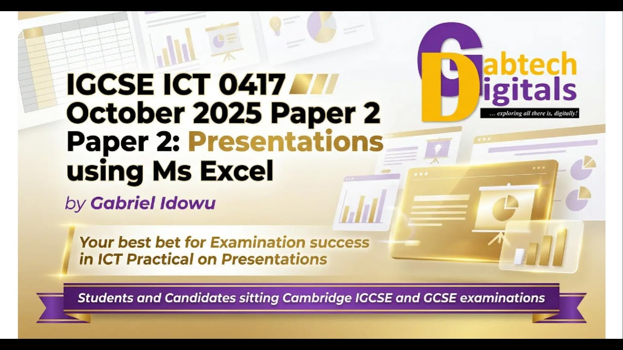 IGCSE ICT 0417 Ноябрь 2025 Экзаменационный лист 2 | Презентации с использованием Ms PowerPoint