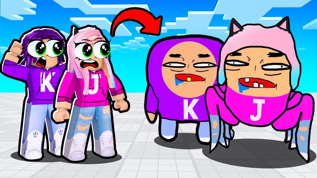Мы превратились в наш рисунок! | Roblox: Doodle Transform