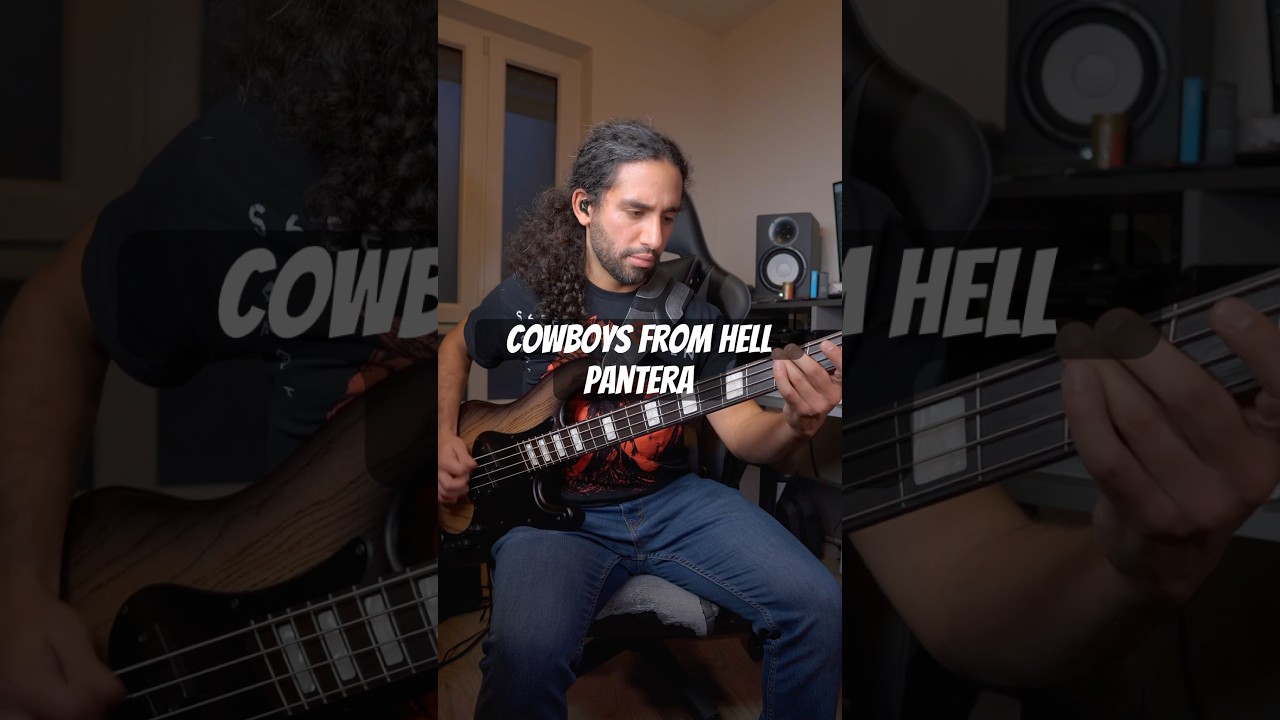 Cowboys From Hell | Pantera | Bass Cover