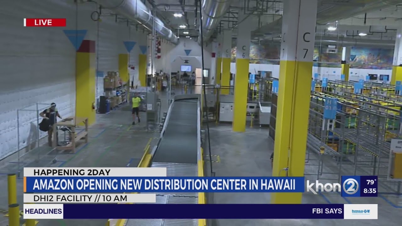 $200M Amazon distribution facility in Honolulu celebrates grand opening