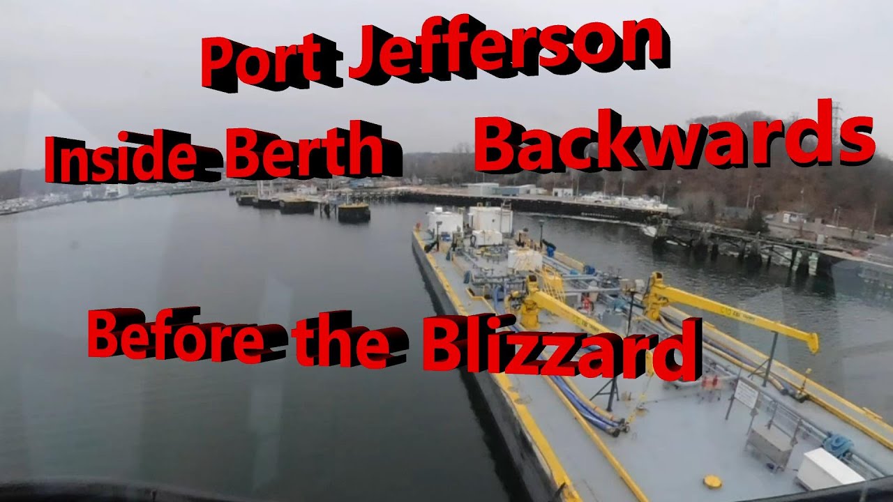 Port Jeff - Inside Berth - Backwards - Before the Blizzard