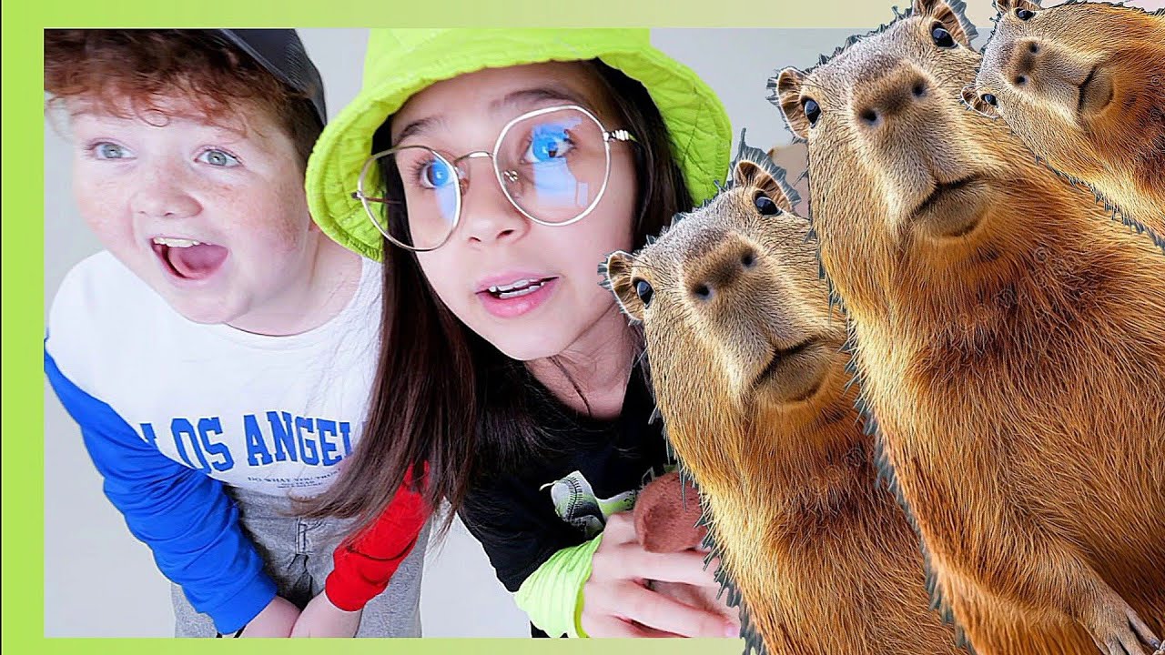 Liviu & Ciao Patricia - CAPIBARA🐗 Muzică pentru copii (Parodie)