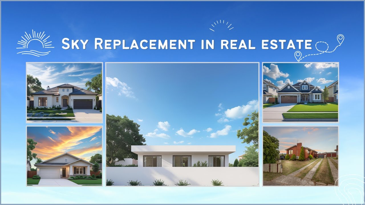 Sky Replacement in Real Estate Photos | Photoshop Sky Tutorial