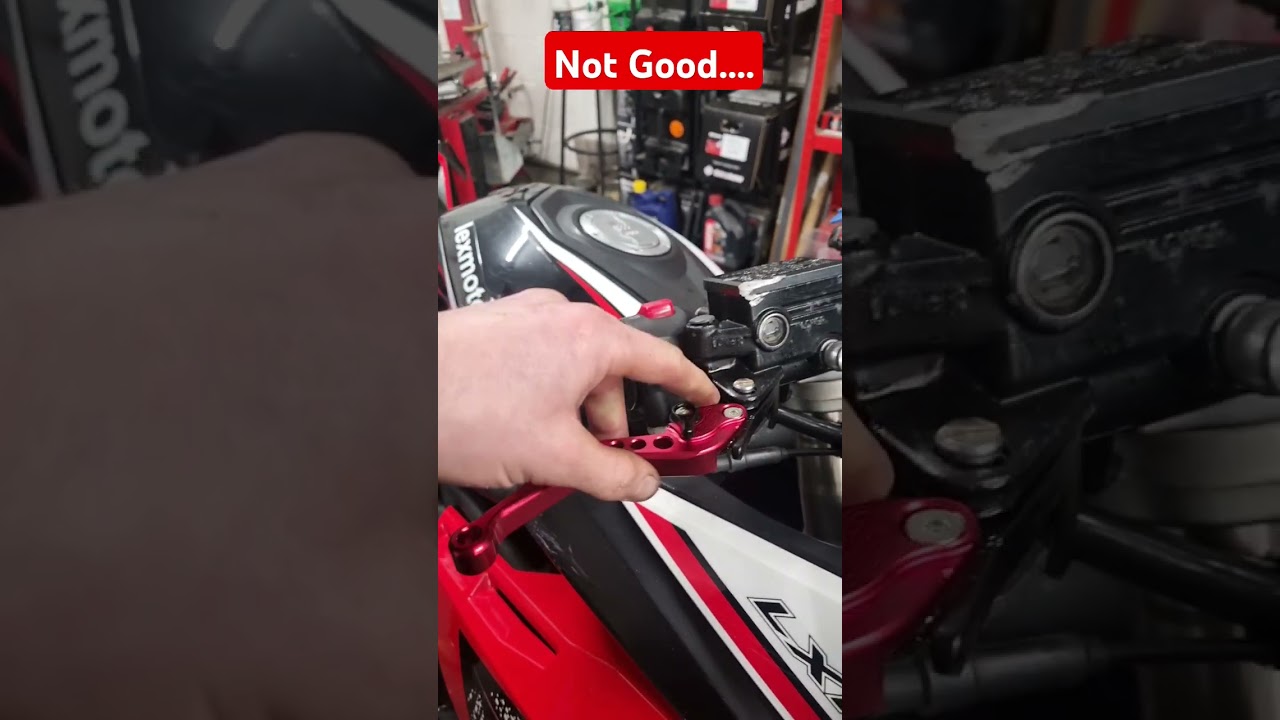Dangerous bike no front brake #brakes #failure #mechanicproblems #notgood