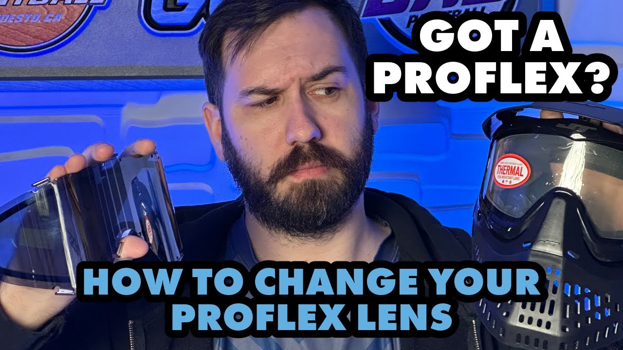 How To Change the Lens on a JT ProFlex Paintball Mask | Simple and Quick! | BFPGear.com