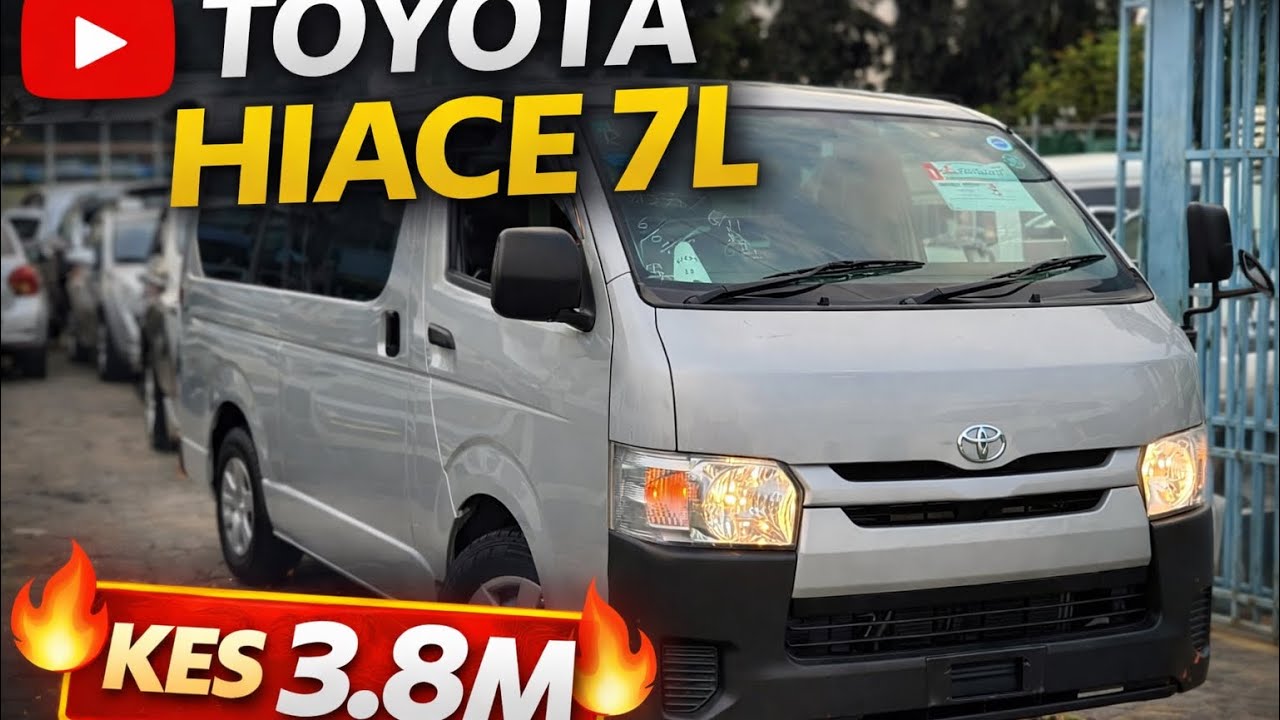 Toyota Hiace 7L 2018 | Full Review, Price KES 3.8M | Best Business Van in Kenya 🇰🇪