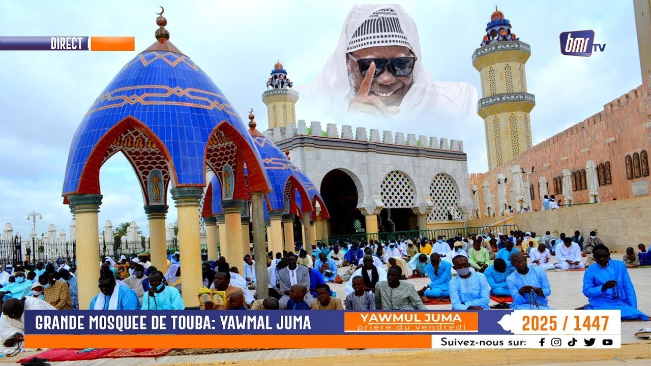 🔴En Direct Prière Vendredi Grande Mosquée de Touba du 27 fevrier 2026 - 1447H
