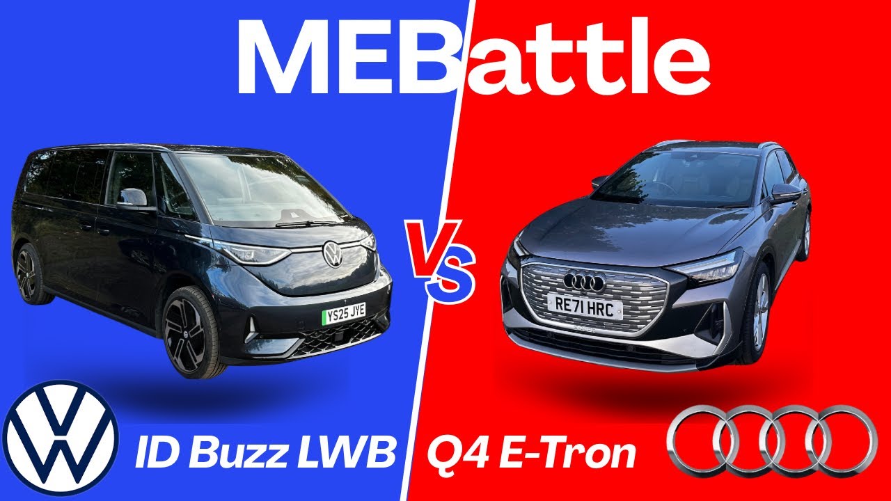 VW ID Buzz GTX против Audi Q4 E-Tron 40 (MEBattle)