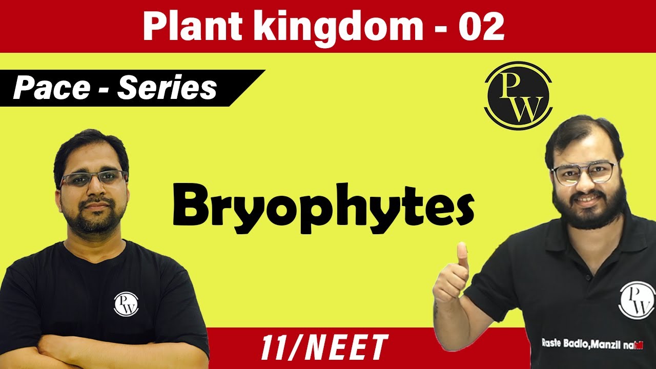 Plant Kingdom 02 | Bryophytes | Class 11 | NEET | PACE SERIES |
