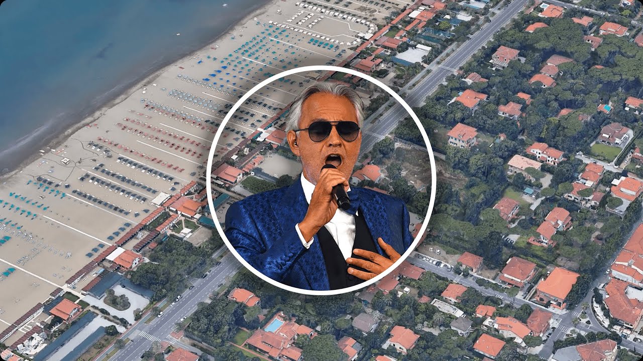 Andrea Bocelli's Hidden Residence in Forte dei Marmi, Italy