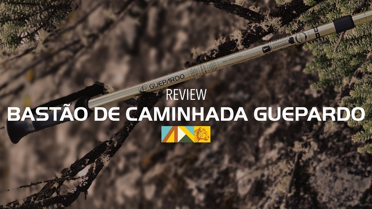 Review completo Bastão de caminhada Guepardo em alumínio ajustável