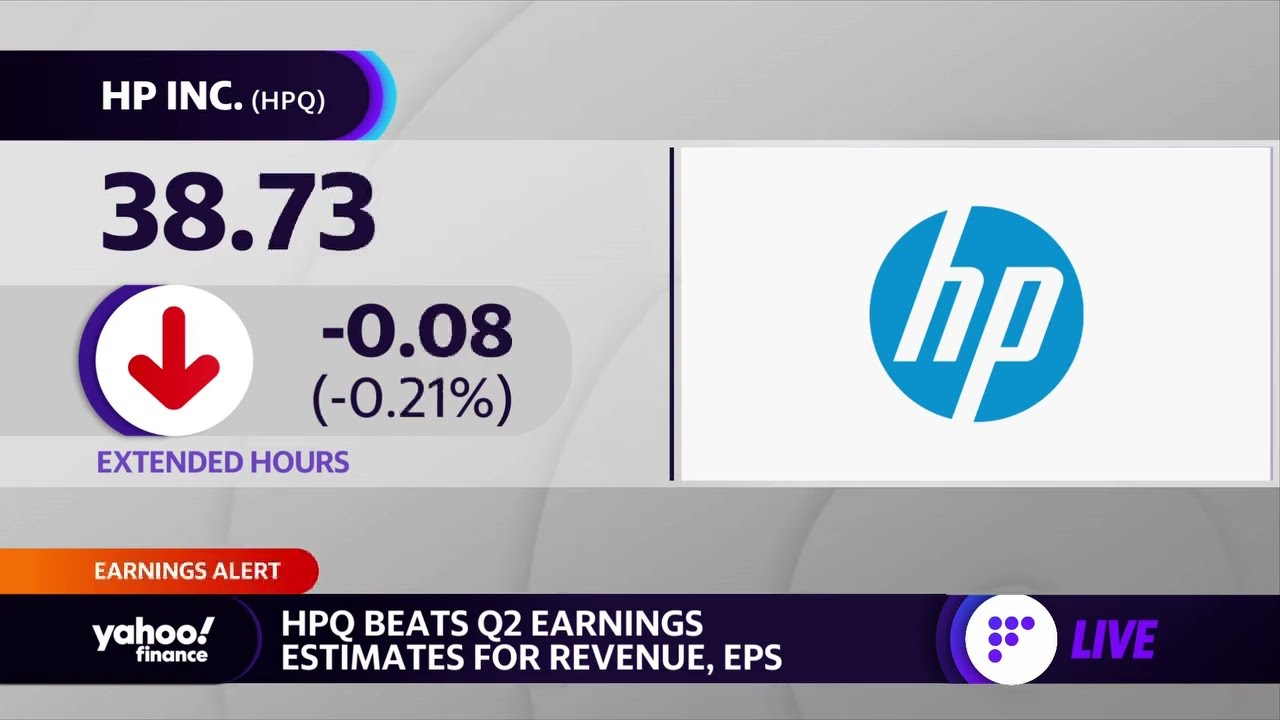 HP earnings beat on top and bottom lines