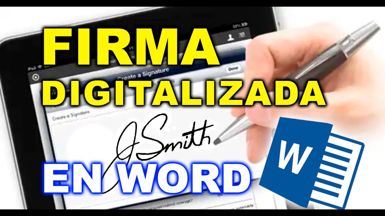 COMO HACER UNA FIRMA CON FONDO TRANSPARENTE EN WORD