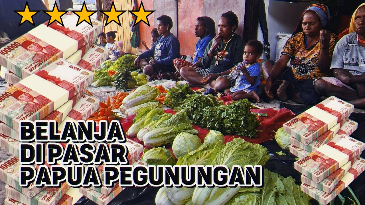 BELANJA DI PASAR PAPUA PEGUNUNGAN‼️‼️🙀