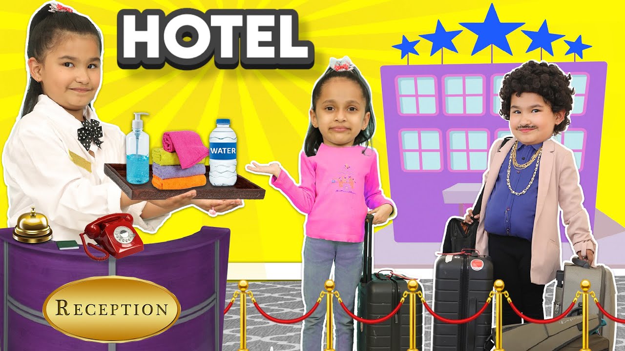 Kids PRETEND PLAY and LEARN to Work In HOTEL | ToyStars