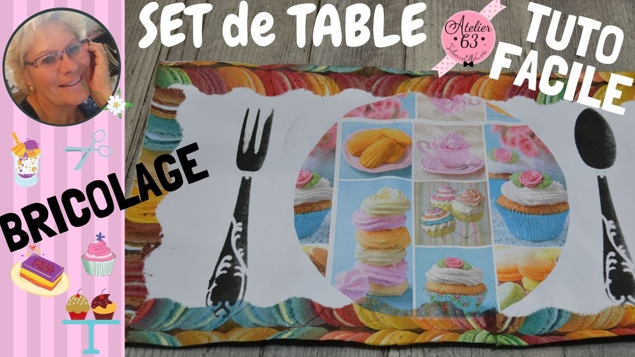 SET de TABLE à FAIRE SOI MEME Activité Montessori,  FACILE, LOISIRS CREATIFS ©A63
