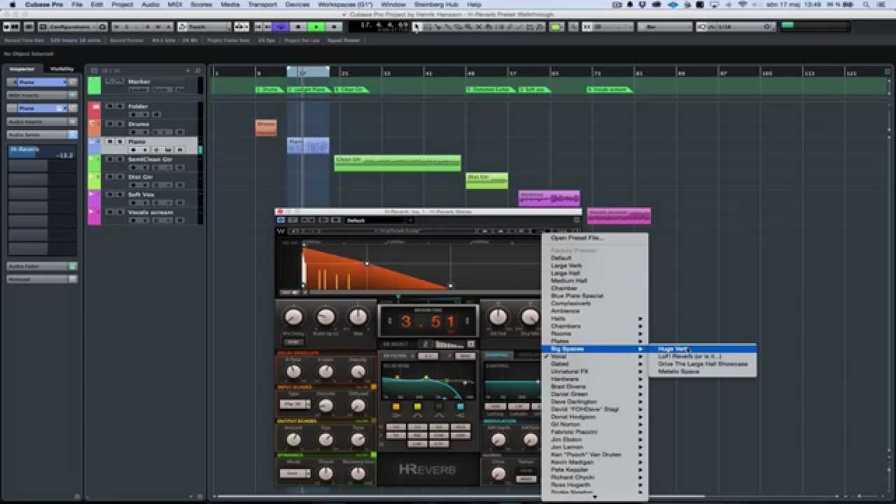 Waves H-Reverb - Preset Walkthrough - Piano