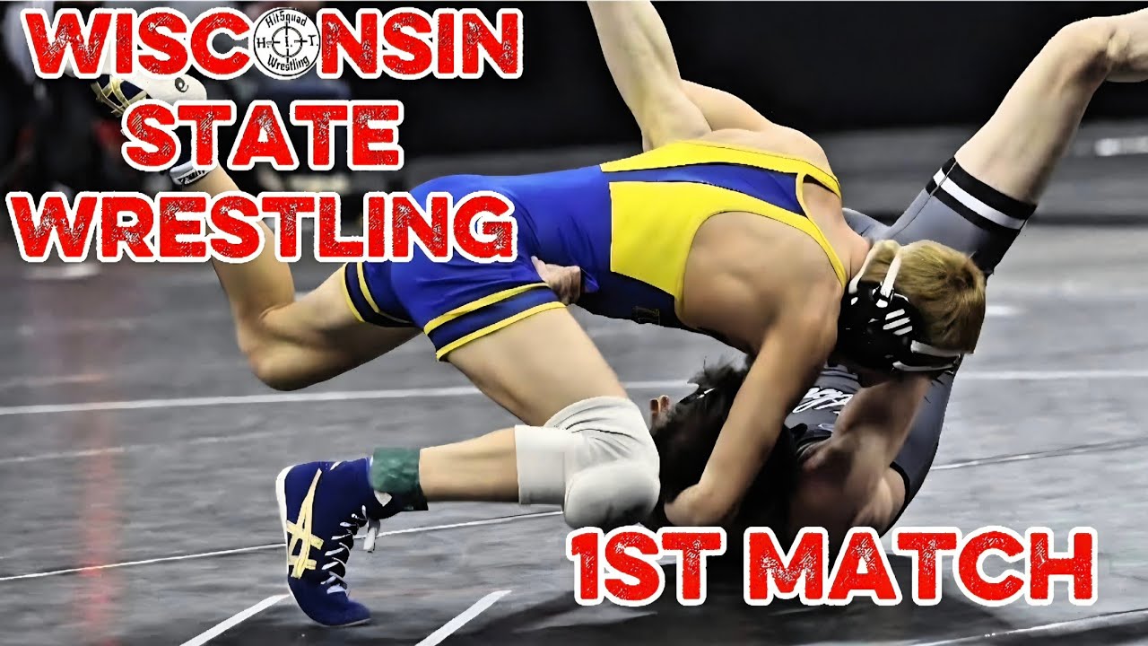Wisconsin State Wrestling 1st Match 