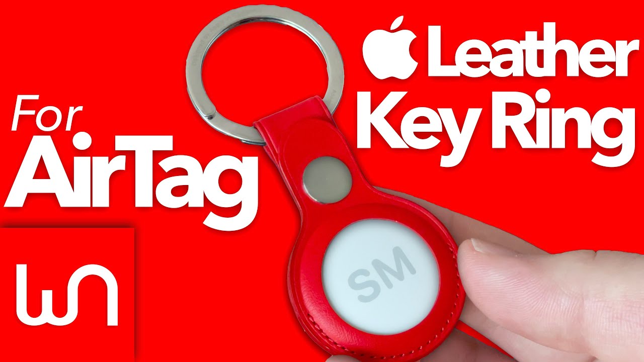 Apple's AirTag Leather Key Ring Unboxing!